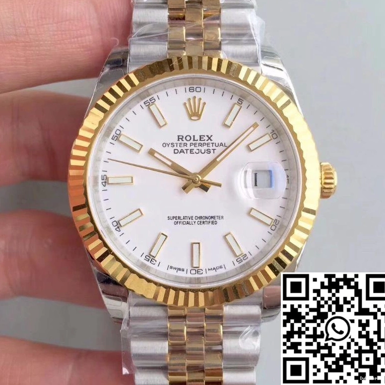 Factory EW Rolex Dial Datejust White M126333-0016 0810